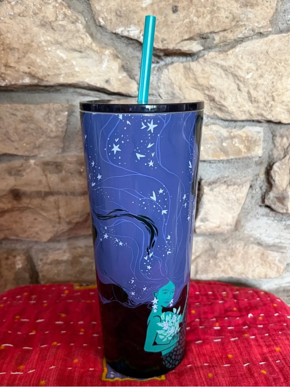 STARBUCKS Kitchen 2025 Siren/Mermaid Cold Cup Tumbler 24 oz 710 ml NWT
